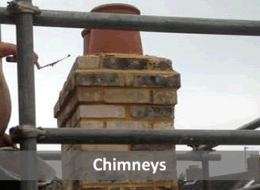 We can repoint or replace the lead flashings on all chinmenys