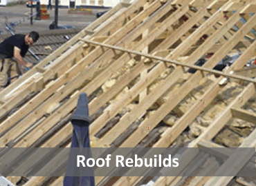We can completely strip and rebuild your new roof